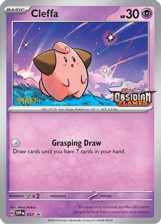 Cleffa 037  - Holofoil SV Scarlet & Violet Promo Cards - Promo