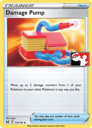 Damage Pump 156/196  - Holofoil Prize Pack Series Cards - Uncommon