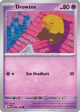 Drowzee 096/165  SV Scarlet & Violet 151 - Common