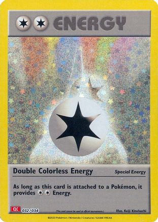 Double Colorless Energy (CLC) 032/034  - Holofoil Trading Card Game Classic - Classic Collection