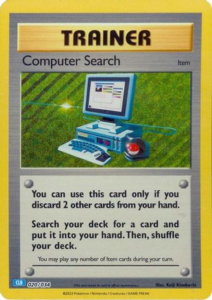 Computer Search (CLB) 020/034  - Holofoil Trading Card Game Classic - Classic Collection