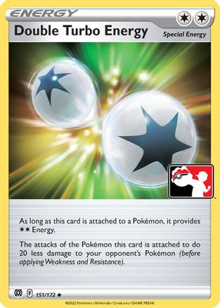 Double Turbo Energy (Cosmos Holo) 151/172  - Holofoil Prize Pack Series Cards - Uncommon