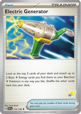 Electric Generator - Pikachu 32 170  Battle Academy 2024 - Uncommon