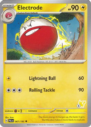 Electrode - Pikachu 6 067  Battle Academy 2024 - Uncommon