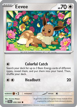 Eevee 050/064  SV Shrouded Fable - Common