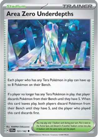 Area Zero Underdepths 131/142  SV07 Stellar Crown - Uncommon