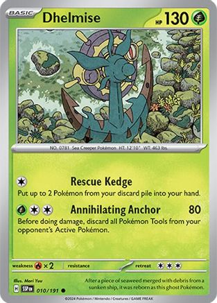 Dhelmise 010/191  SV08 Surging Sparks - Common