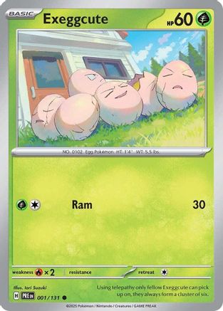 Exeggcute 001/131  SV Prismatic Evolutions - Common