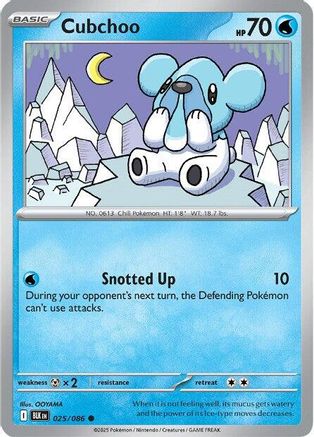 Cubchoo 028/086  SV Black Bolt - Common