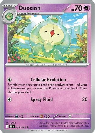 Duosion 041/086  SV Black Bolt - Common