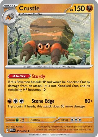 Crustle 055/086  SV Black Bolt - Uncommon
