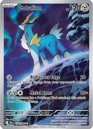 Cobalion 149/086  - Holofoil SV Black Bolt - Illustration Rare