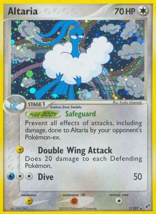 Altaria 001  Deoxys - Holo Rare