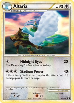 Altaria 002  - Holofoil Triumphant - Holo Rare