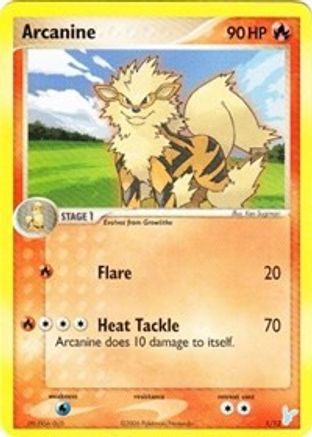 Arcanine 001  EX Trainer Kit 2 Plusle & Minun - Common