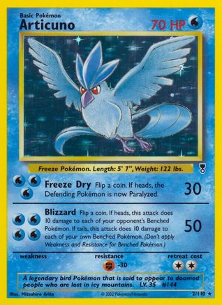 Articuno 002  - Holofoil Legendary Collection - Holo Rare