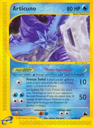 Articuno (4) 004  Skyridge - Rare