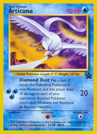Articuno (22) 022/53  WoTC Promo - Promo