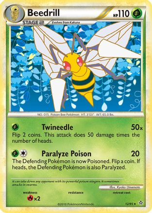 Beedrill 012  Unleashed - Rare