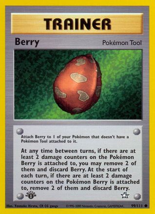 Berry 099/111  - 1st Edition Neo Genesis - Common