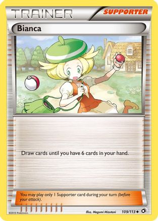 Bianca 109/113  - Reverse Holofoil Legendary Treasures - Uncommon