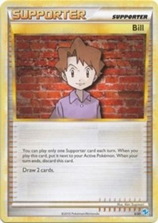 Bill (#5) 005  HGSS Trainer Kit Gyarados & Raichu - Common