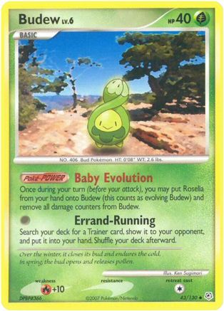 Budew 043/130  Diamond and Pearl - Uncommon