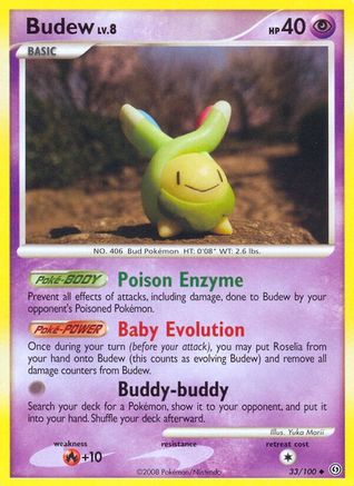Budew 033/100  Stormfront - Uncommon
