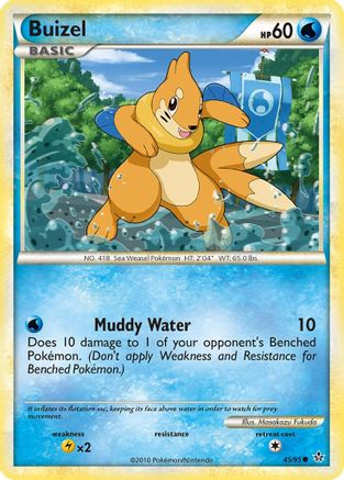 Buizel 045  Unleashed - Common