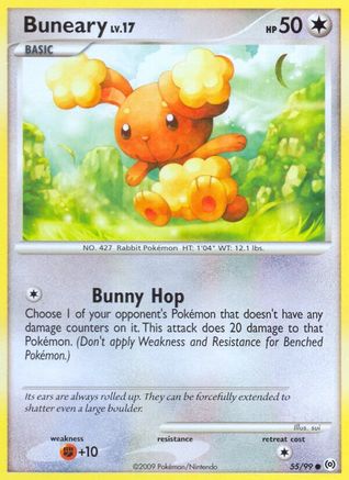 Buneary 055  - Reverse Holofoil Arceus - Common