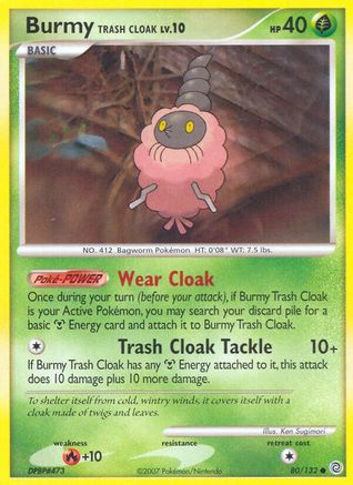 Burmy Trash Cloak 080  Secret Wonders - Common