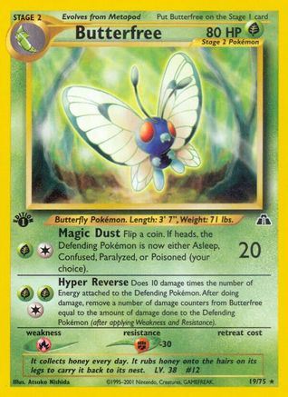 Butterfree 019/75  - Unlimited Neo Discovery - Rare