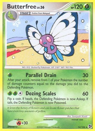 Butterfree 014  Great Encounters - Rare