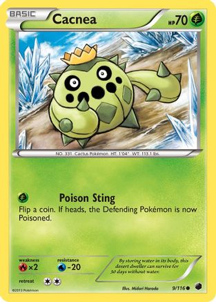 Cacnea 009  - Reverse Holofoil Plasma Freeze - Common