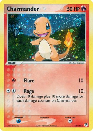 Charmander 113/112  FireRed & LeafGreen - Secret Rare