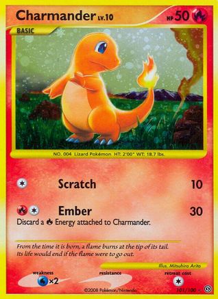 Charmander 101  - Holofoil Stormfront - Secret Rare