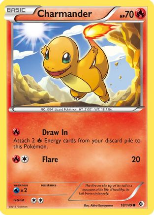Charmander 018/149  Boundaries Crossed - Common