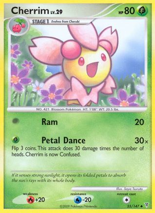 Cherrim 055  - Reverse Holofoil Supreme Victors - Uncommon