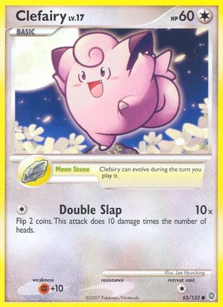 Clefairy 083/132  - Reverse Holofoil Secret Wonders - Common