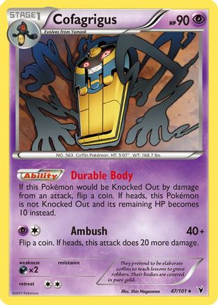 Cofagrigus (47) 047  Noble Victories - Rare