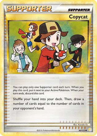 Copycat 090/123  - Reverse Holofoil HeartGold SoulSilver - Uncommon