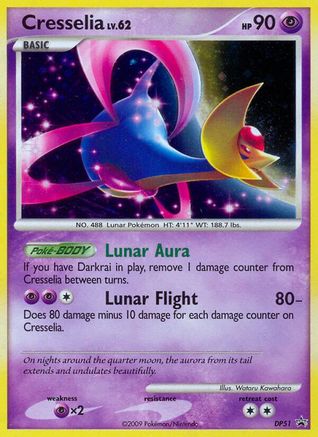 Cresselia DP51  - Holofoil Diamond and Pearl Promos - Promo