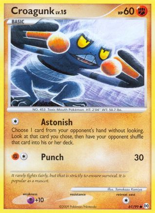 Croagunk 061/99  Arceus - Common