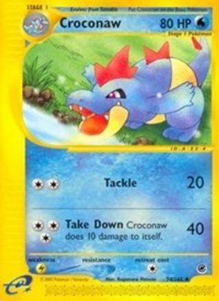 Croconaw 074/165  Expedition - Uncommon