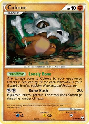Cubone 060/102  Triumphant - Common