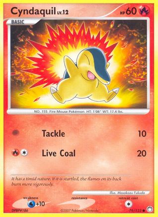 Cyndaquil 079/123  - Reverse Holofoil Mysterious Treasures - Common