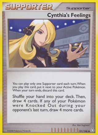 Cynthia's Feelings 131/146  - Reverse Holofoil Legends Awakened - Uncommon