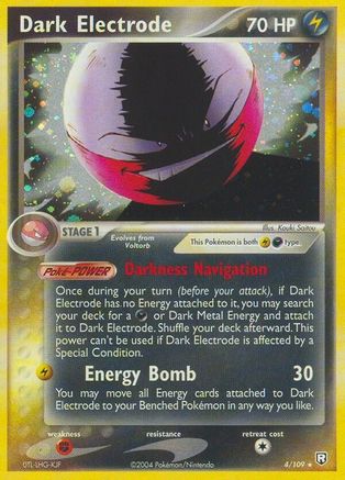 Dark Electrode 004/109  - Holofoil Team Rocket Returns - Holo Rare