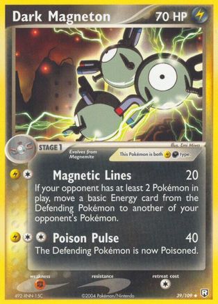 Dark Magneton 039  Team Rocket Returns - Uncommon