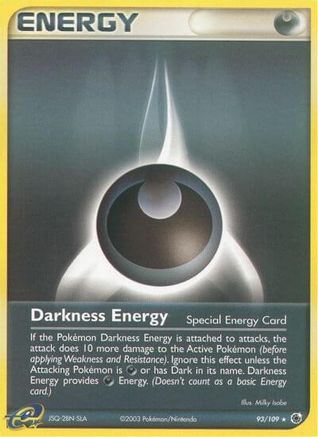 Darkness Energy (Special) 093/109  Ruby and Sapphire - Rare